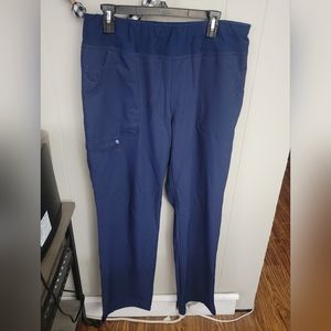 Elle Pinstripe Scrub Pants